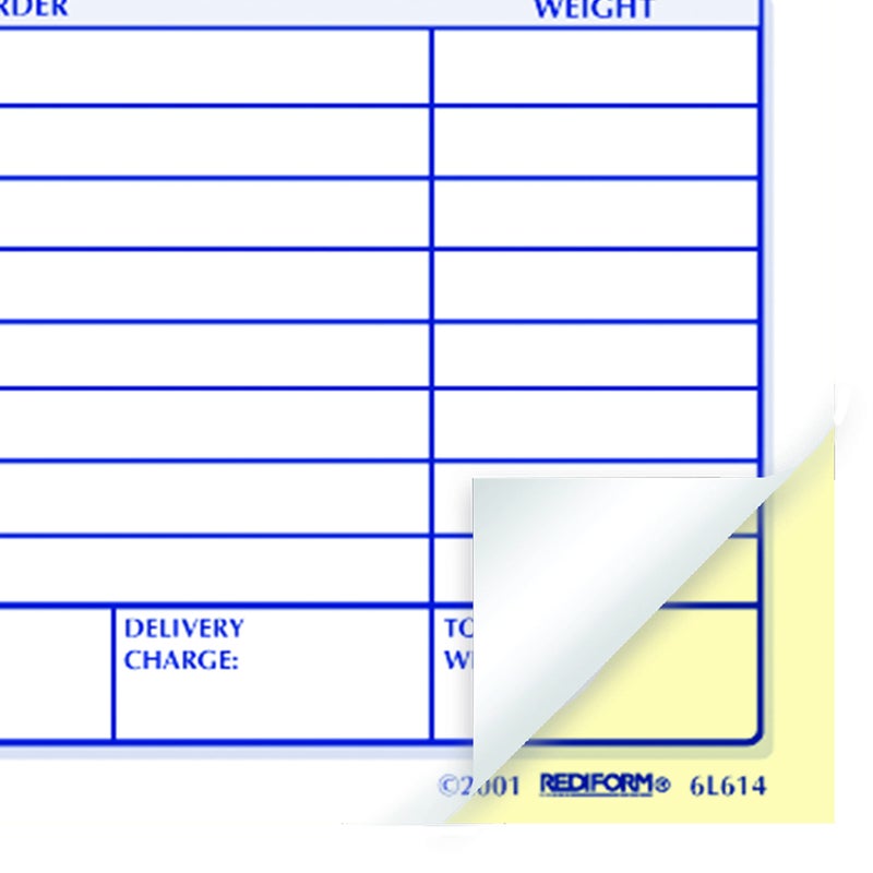 Rediform Delivery Receipt Book, Three-Part Carbonless, 6.38 x 4.25, 50 Forms Total - Image 4